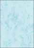 100 Stück Sigel Marmor-Papier, DP 261  A4, 90 g/qm, Feinpapier, blau