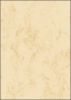 100 Stück Sigel Marmor-Papier, DP 372 A4, 90 g/qm, Feinpapier, beige