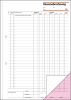 Sigel 1 Stück Formularbuch KG 425 Kassenabrechnung, A4, 2 x 50 Blatt