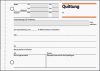 1 Stück Sigel Formularbuch QU 615 Quittung, mit MwSt.-Nachweis, A6 quer