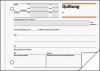 1 Stück Sigel Formularbuch QU 625 Quittung, mit MwSt.-Nachweis, A6 quer