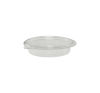 100 Stück rPET Klappboxen oval, 150ml, 145x108x31mm, transparent