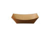 PW 1000 Stück Foodtray Pappschale 300ml, 102x59x40mm, braun