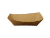 800 Stück Foodtray Pappschale 500ml, 128x76x45mm, braun