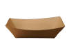 600 Stück Foodtray Pappschale 800ml, 135x87x55mm, braun