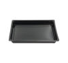 100 Stück Sushi-Tray, Sushi Schale, schwarz mit Deckel, Größe L, 180x125x45mm (412)