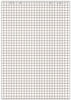 20 Blatt LANDRE Flipchart- Block, 80g/qm, 650x980mm, kariert / blanko