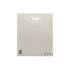 PW 500 Stück LDPE-COEX Griffloch- Tragetaschen, Plastiktüten 38x45+5cm, 50my, weiß
