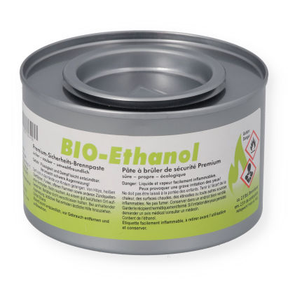 1 Stück Brennpaste Bioethanol ca. 2,5 Stunden Brenndauer UN3175