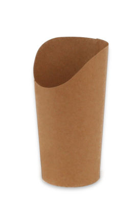 50 Stück Kraft Wrap Scoop-Cup Größe S, 12 oz, braun