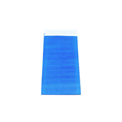 1000 Stück Papier Flachbeutel 10,5x23cm, 80g/qm, blau