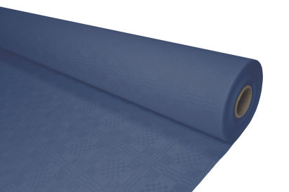 TOP 1 Stück Papier- Tischdecke für Biertische 100cm x 50m Damast, blau TOP 1 Stück Papier- Tischdecke für Biertische 100cm x 50m Damast, blau